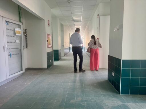 Ex Manifattura Tabacchi, sopralluogo nel cantiere della nuova scuola: "Proseguono le ultime attività in vista del nuovo anno scolastico"