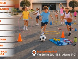 "Gioca, prova, divertiti!", sabato 29 agosto sport e attività per bambini nel piazzale di Rossetti Market
