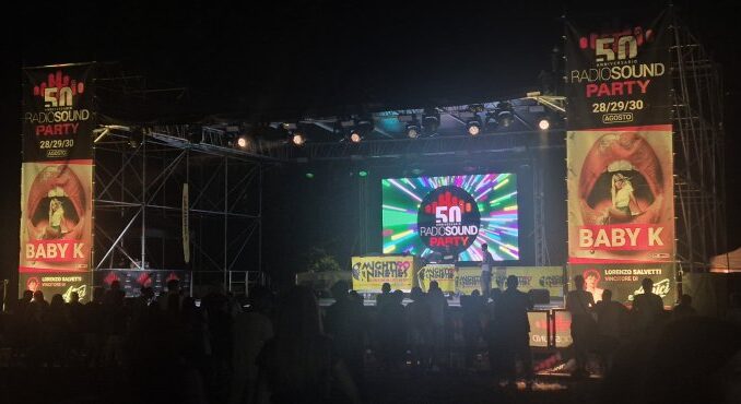 Radio Sound Party, la festa dei 50 anni è cominciata: domani arriva Baby K FOTO