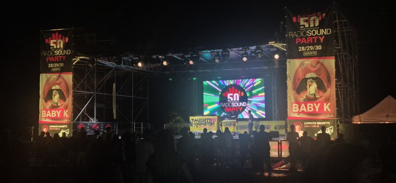 Radio Sound Party, la festa dei 50 anni è cominciata: domani arriva Baby K FOTO