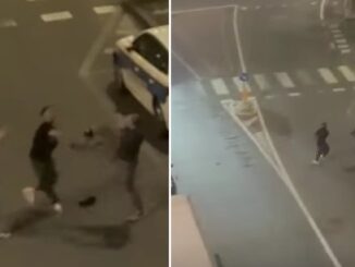 Calci e pugni in mezzo alla strada, rissa in viale Dante VIDEO