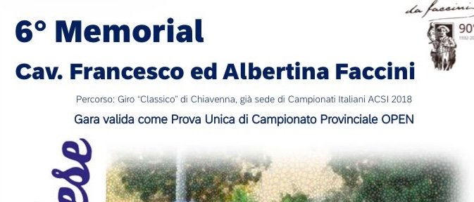 Memorial Cav. Francesco e Albertina Faccini