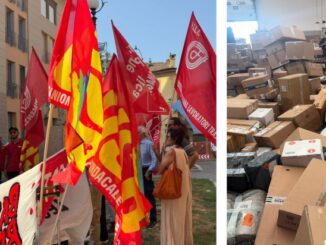 Corriere morto sul lavoro, sindacati davanti alla prefettura: "Pacchi davanti alle uscite di sicurezza oltre a caldo e carichi insostenibili, abbiamo chiesto controlli immediati"