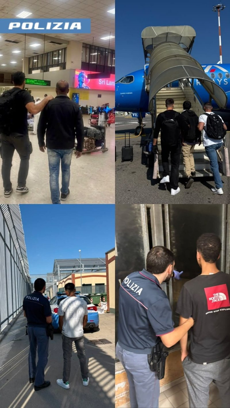 Dalla violenza sessuale alle rapine, quattro cittadini stranieri espulsi in poche ore dalla questura