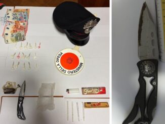 Fugge alla vista dei carabinieri e getta la droga in un giardino, bloccato e arrestato 23enne