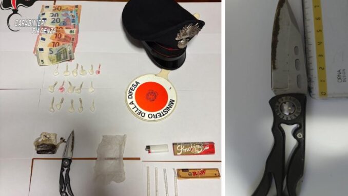 Fugge alla vista dei carabinieri e getta la droga in un giardino, bloccato e arrestato 23enne