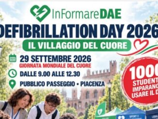 Giornata Mondiale del Cuore, il 29 settembre Piacenza si mobilita, sul facsal 1000 studenti imparano a usare il defibrillatore senza paura