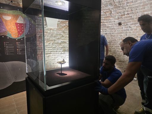 Il Fegato Etrusco torna "a casa" a Palazzo Farnese dopo la vetrina americana FOTO e AUDIO
