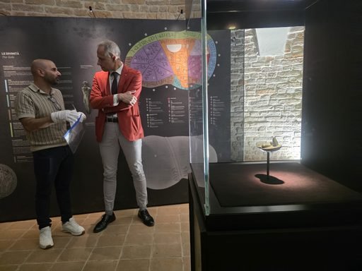 Il Fegato Etrusco torna "a casa" a Palazzo Farnese dopo la vetrina americana FOTO e AUDIO