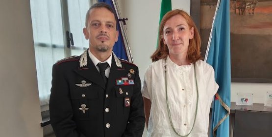 Il nuovo comandante dei carabinieri Leoncini incontra Patelli: "Dialogo, confronto e collaborazione tra istituzioni"