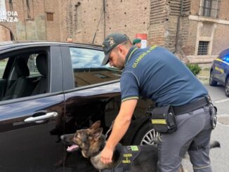Intensificati i controlli antidroga della Finanza a Castel San Giovanni, sequestrate oltre 20 dosi di hashish e un coltello