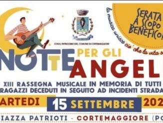il 15 settembre torna la "Notte per gli Angeli" a Cortemaggiore