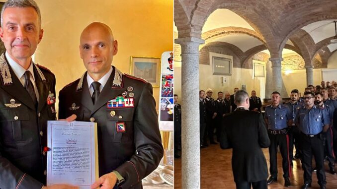 L’ultimo gesto di comando, Pierantonio Breda consegna personalmente l’encomio al colonnello Michele Laghi