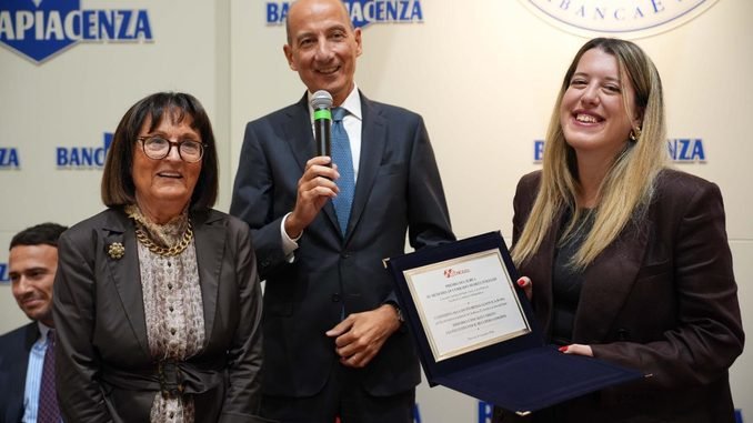 Premio "Corrado Sforza Fogliani" alla laureata dell’Università Cattolica Ludovica Bora
