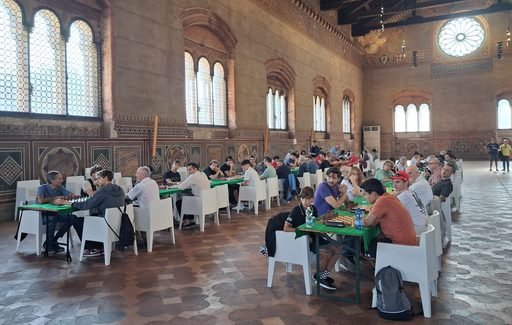 Scacchi, oltre cento giocatori a Palazzo Gotico per il quarto Semilampo Internazionale "Città di Piacenza"