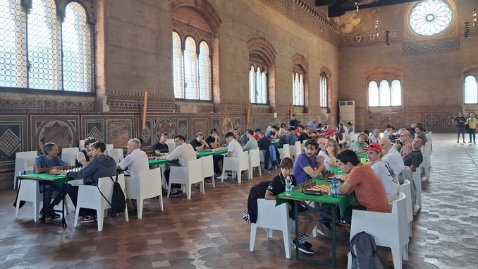 Scacchi, oltre cento giocatori a Palazzo Gotico per il quarto Semilampo Internazionale "Città di Piacenza"