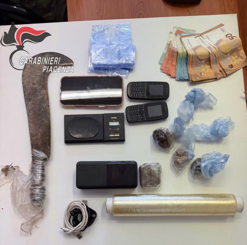 Spaccio di droga, rapina e lesioni: sette misure cautelari eseguite dai carabinieri tra Piacenza, Milano e Modena