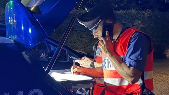 Alcol alla guida, controlli notturni a Fiorenzuola: tre denunciati e quattro patenti ritirate