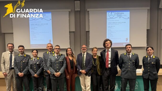 Guardia di finanza, l'università Cattolica celebra Silvio Novembre e Giorgio Ambrosoli per la Giornata del dono
